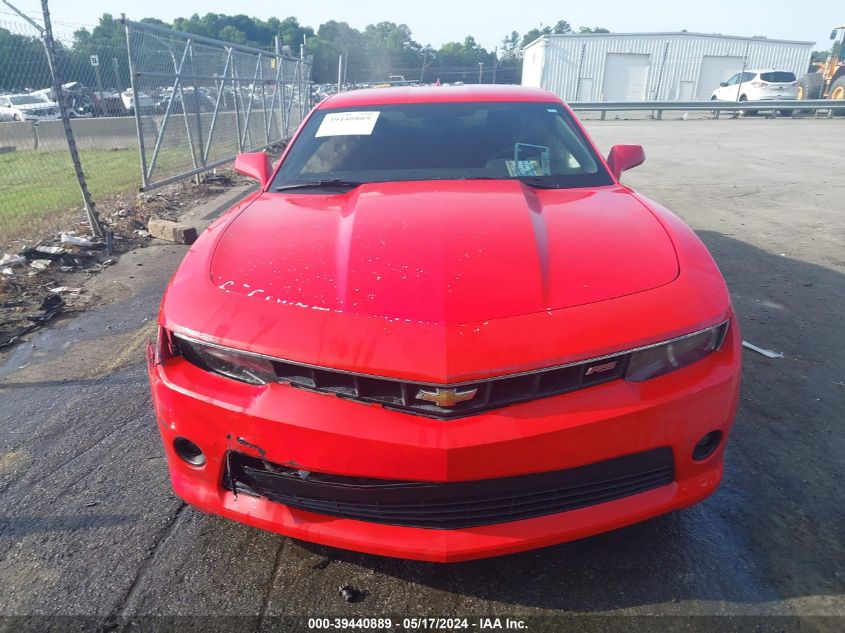 2015 CHEVROLET CAMARO LT - 2G1FD1E31F9304002