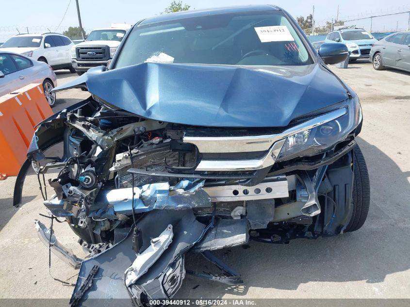 2021 Honda Pilot 2Wd Ex-L VIN: 5FNYF5H56MB017102 Lot: 39440912