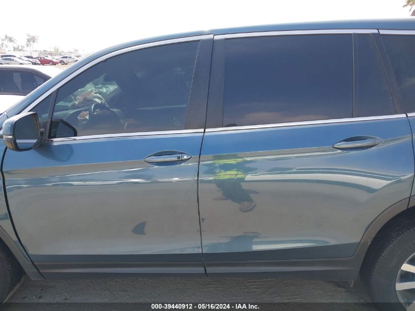 2021 Honda Pilot 2Wd Ex-L VIN: 5FNYF5H56MB017102 Lot: 39440912