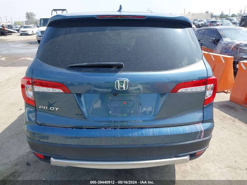 2021 Honda Pilot 2Wd Ex-L VIN: 5FNYF5H56MB017102 Lot: 39440912