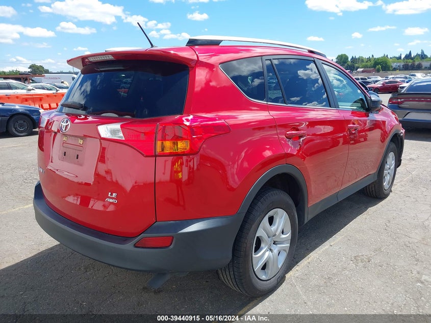 2015 TOYOTA RAV4 LE - JTMBFREV5FJ034504
