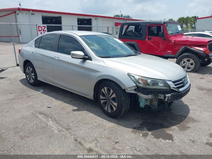 2013 Honda Accord Lx VIN: 1HGCR2F31DA282926 Lot: 39440937