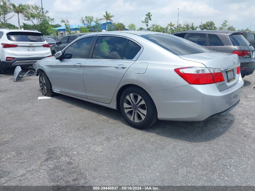 2013 Honda Accord Lx VIN: 1HGCR2F31DA282926 Lot: 39440937