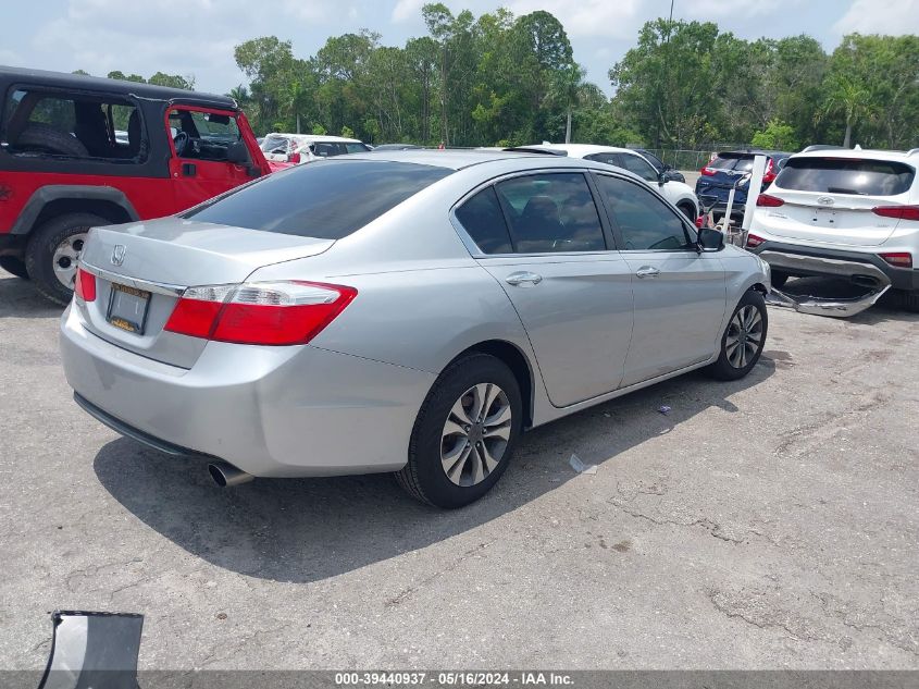 2013 Honda Accord Lx VIN: 1HGCR2F31DA282926 Lot: 39440937