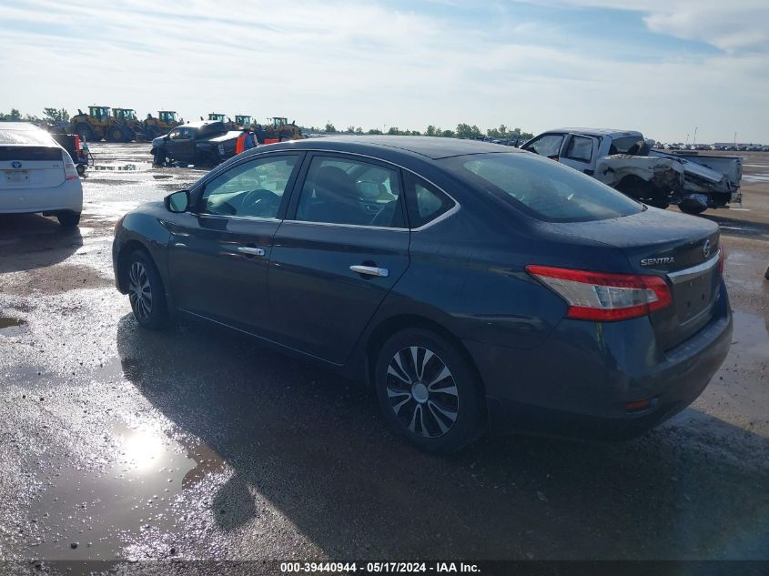 2013 Nissan Sentra Sv VIN: 3N1AB7AP2DL715232 Lot: 39440944