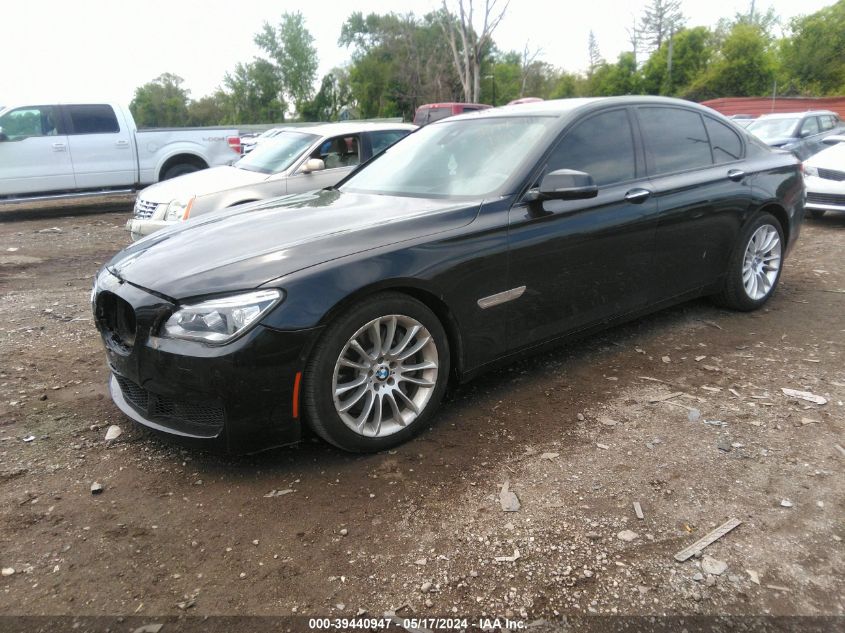 2014 BMW 750I xDrive VIN: WBAYB6C52ED225119 Lot: 39440947