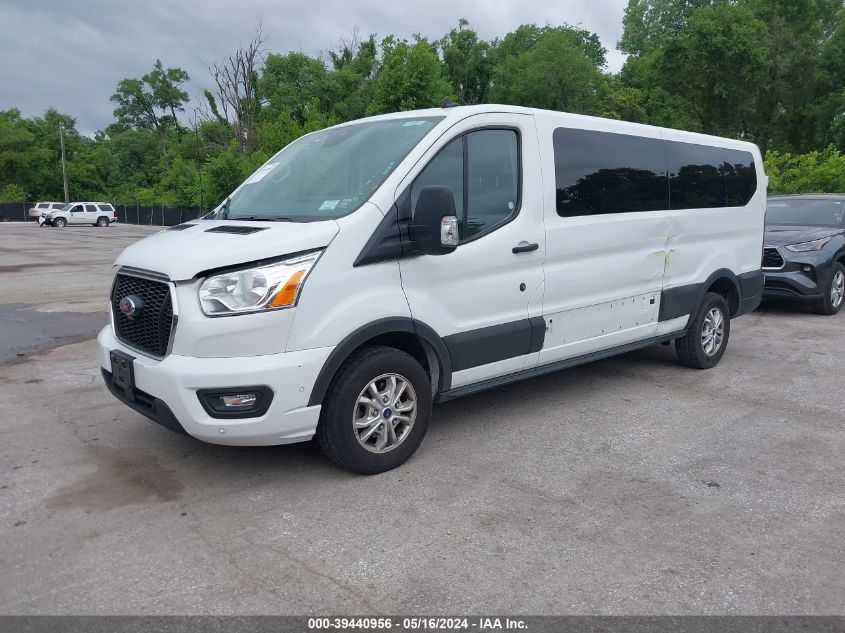 2021 FORD TRANSIT-350 PASSENGER VAN 3.5L V-6 DI, DOHC, V(VIN: 1FBAX2Y89MKA15245