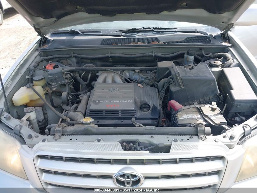 2002 Toyota Highlander Limited V6 VIN: JTEGF21A820060719 Lot: 39440981