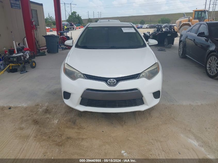 2015 Toyota Corolla Le VIN: 2T1BURHE7FC473345 Lot: 39440985