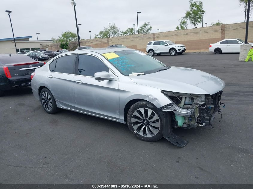 2015 Honda Accord Hybrid Touring VIN: 1HGCR6F7XFA000845 Lot: 39441001