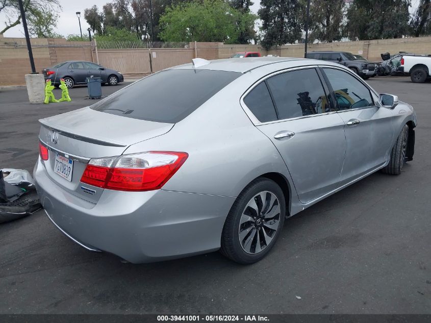 2015 Honda Accord Hybrid Touring VIN: 1HGCR6F7XFA000845 Lot: 39441001