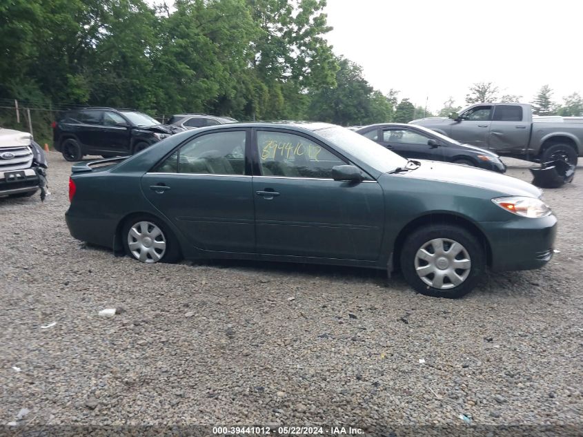 2003 Toyota Camry Le VIN: 4T1BE32K43U168162 Lot: 39441012