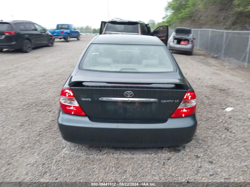 2003 Toyota Camry Le VIN: 4T1BE32K43U168162 Lot: 39441012