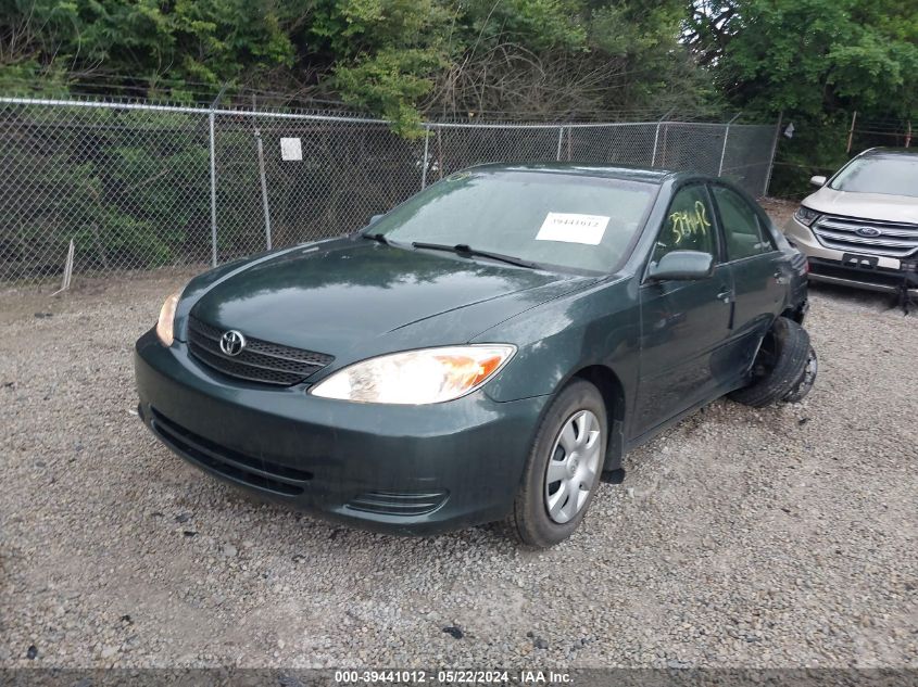 2003 Toyota Camry Le VIN: 4T1BE32K43U168162 Lot: 39441012