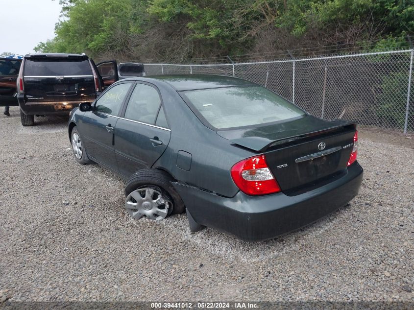 2003 Toyota Camry Le VIN: 4T1BE32K43U168162 Lot: 39441012