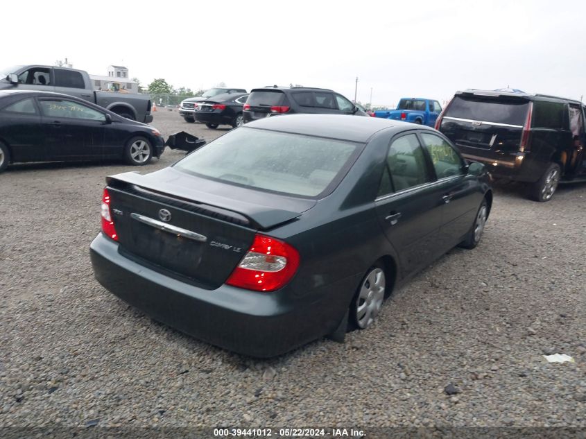 2003 Toyota Camry Le VIN: 4T1BE32K43U168162 Lot: 39441012