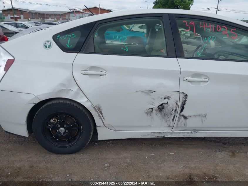 2012 Toyota Prius Three VIN: JTDKN3DUXC5406674 Lot: 39441025