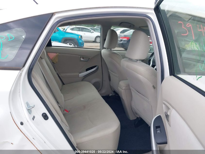 2012 Toyota Prius Three VIN: JTDKN3DUXC5406674 Lot: 39441025