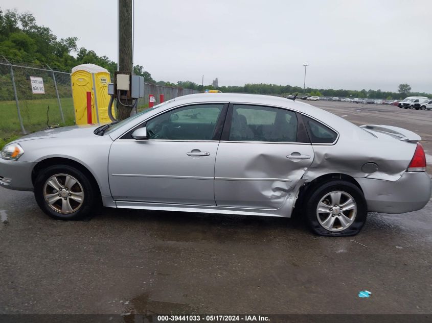 2015 Chevrolet Impala Limited Ls VIN: 2G1WA5E38F1169275 Lot: 39441033