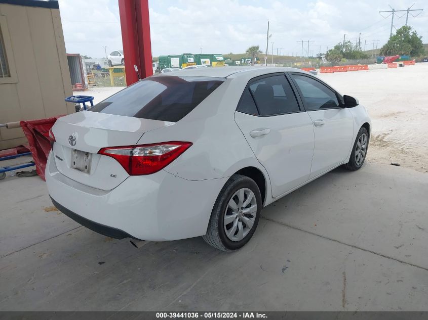 2014 Toyota Corolla Le VIN: 2T1BURHE7EC078998 Lot: 39441036