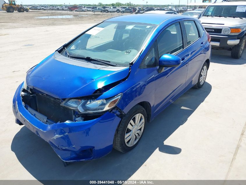 2016 Honda Fit Lx VIN: JHMGK5H53GX002007 Lot: 39441048