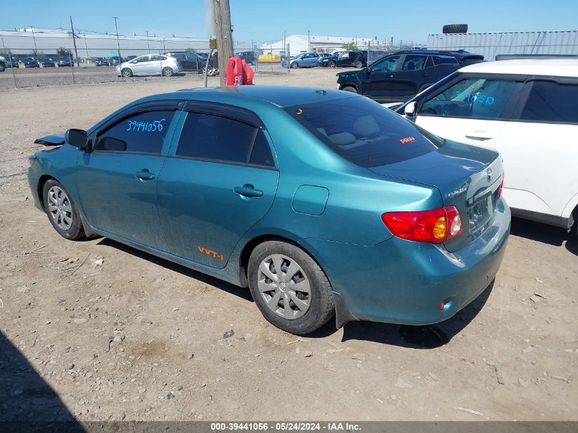 2009 Toyota Corolla S/Le/Xle VIN: 2T1BU40E59C051092 Lot: 39441056