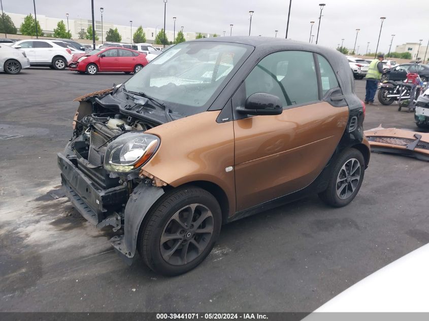 2016 Smart Fortwo Passion/Prime/Proxy/Pure VIN: WMEFJ5DA2GK054486 Lot: 39441071