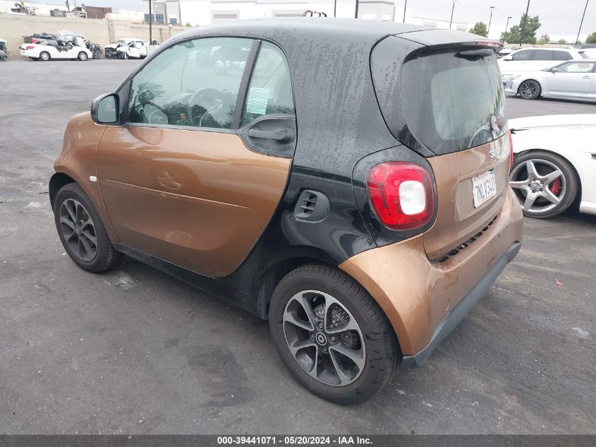 2016 Smart Fortwo Passion/Prime/Proxy/Pure VIN: WMEFJ5DA2GK054486 Lot: 39441071