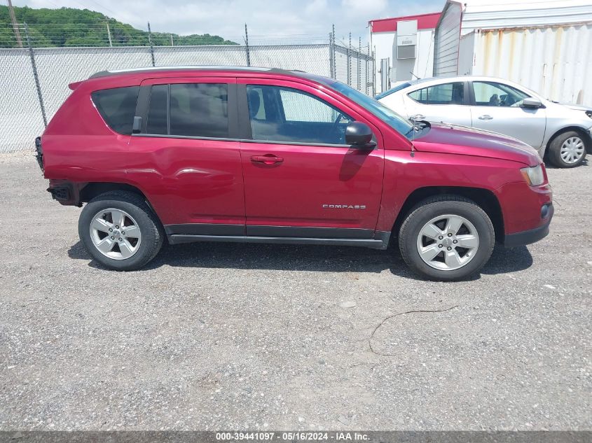 2014 Jeep Compass Sport VIN: 1C4NJCBA3ED800933 Lot: 39441097