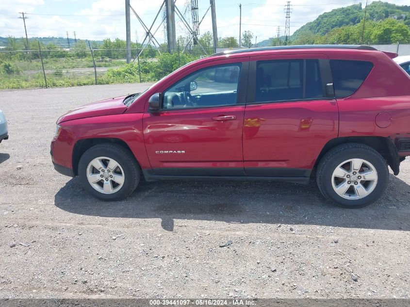 2014 Jeep Compass Sport VIN: 1C4NJCBA3ED800933 Lot: 39441097