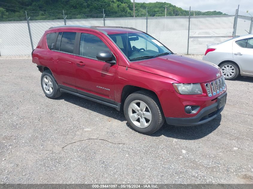 2014 Jeep Compass Sport VIN: 1C4NJCBA3ED800933 Lot: 39441097