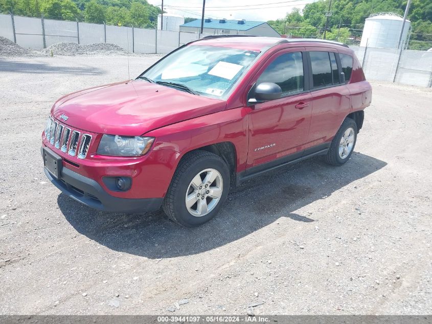 2014 Jeep Compass Sport VIN: 1C4NJCBA3ED800933 Lot: 39441097