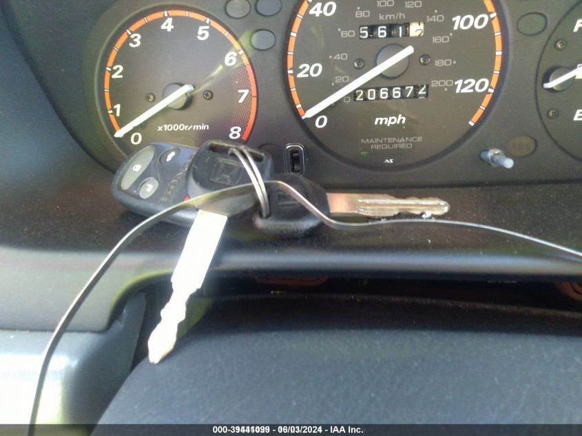 1998 Honda Cr-V Ex VIN: JHLRD1868WC091944 Lot: 39441099