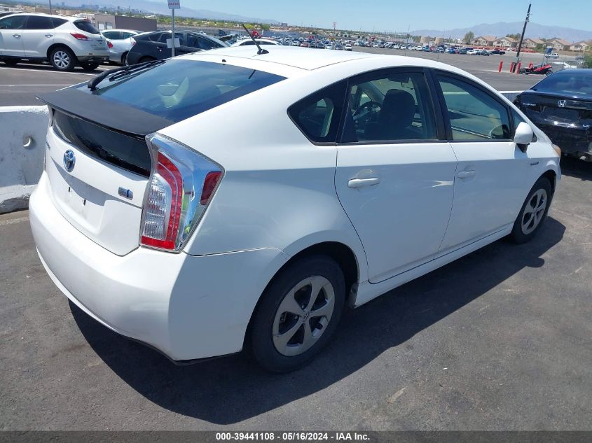 2013 Toyota Prius Two VIN: JTDKN3DU4D5648667 Lot: 39441108