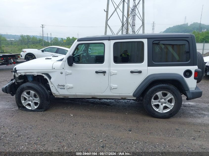 2018 Jeep Wrangler Unlimited Sport S 4X4 VIN: 1C4HJXDG1JW103300 Lot: 39441164