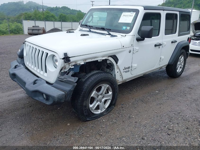 2018 Jeep Wrangler Unlimited Sport S 4X4 VIN: 1C4HJXDG1JW103300 Lot: 39441164