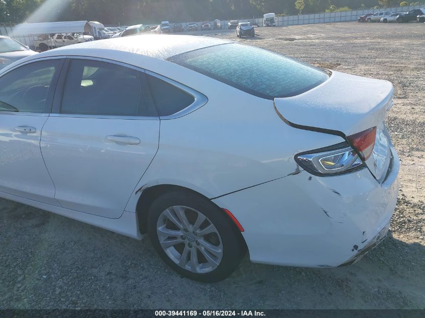 2016 Chrysler 200 Limited VIN: 1C3CCCABXGN142623 Lot: 39441169