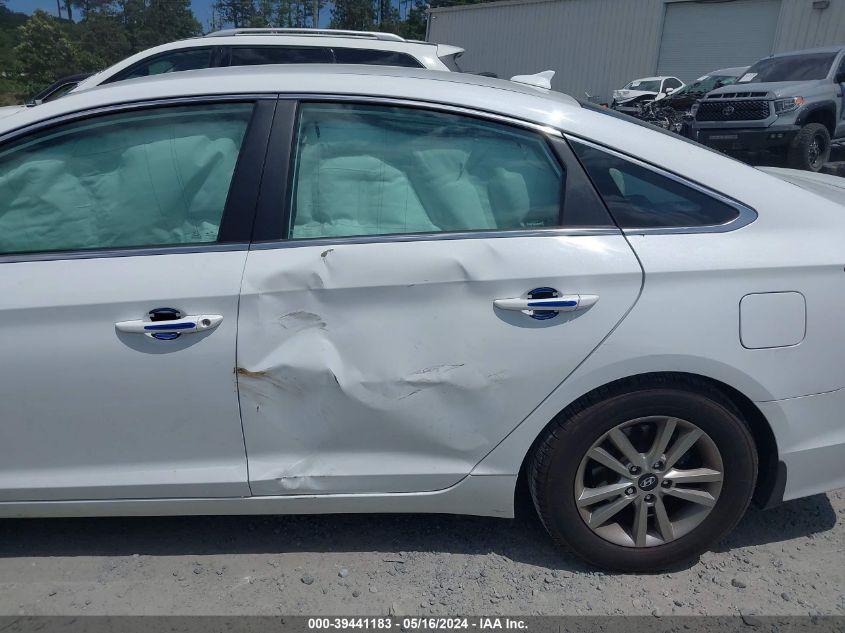 2017 Hyundai Sonata Se VIN: 5NPE24AF4HH525944 Lot: 39441183