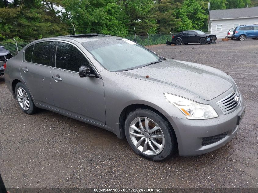 2009 Infiniti G37 VIN: JNKCV61F49M360638 Lot: 39441186