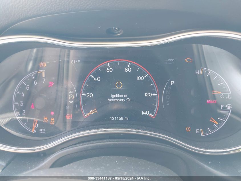 2015 Jeep Grand Cherokee Limited VIN: 1C4RJFBG7FC161678 Lot: 39441187