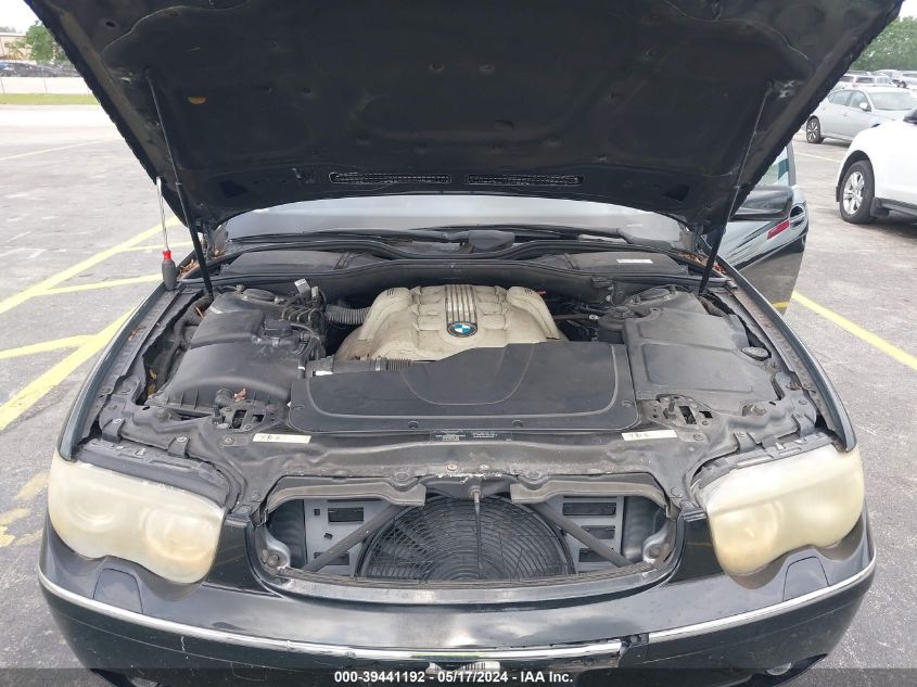 2003 BMW 745Li VIN: WBAGN63403DR14681 Lot: 39441192