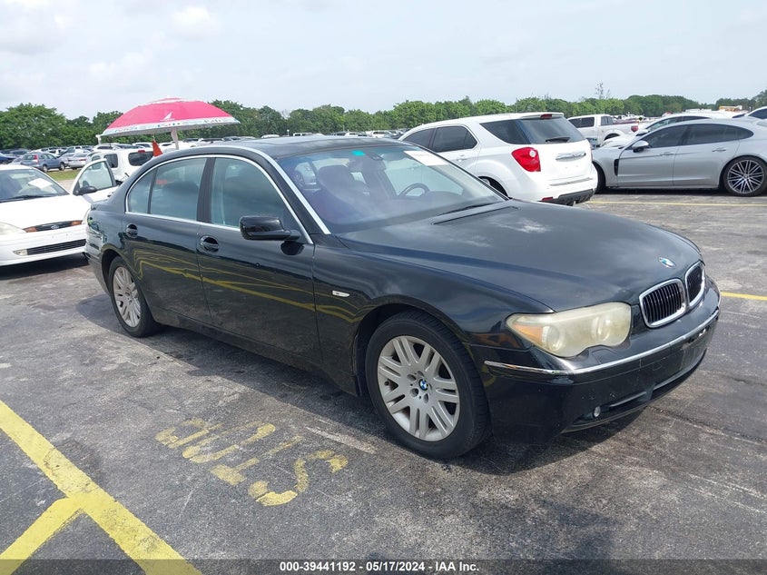 2003 BMW 745Li VIN: WBAGN63403DR14681 Lot: 39441192