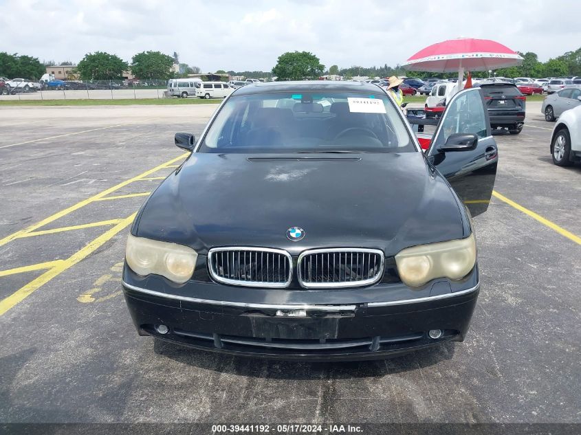2003 BMW 745Li VIN: WBAGN63403DR14681 Lot: 39441192