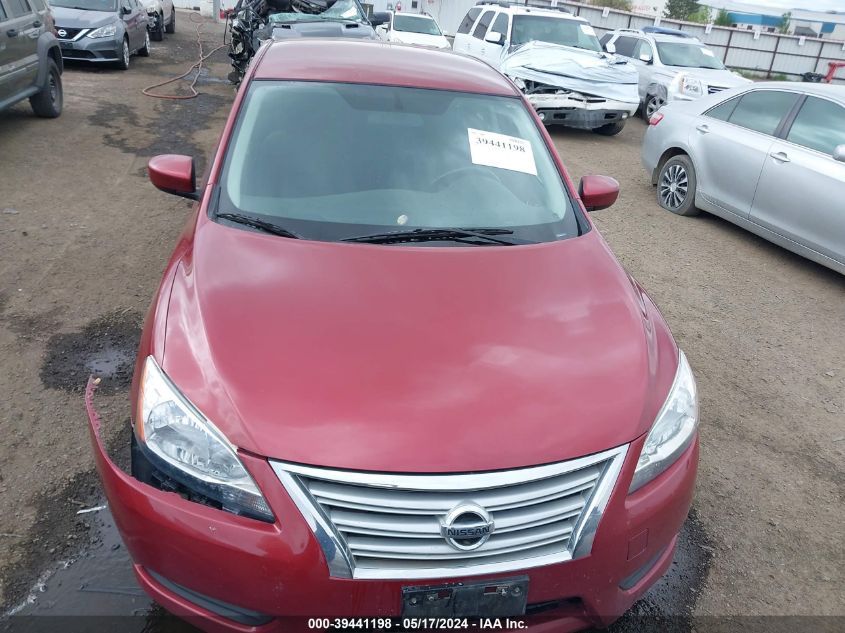 2015 Nissan Sentra Fe+ S/S/Sl/Sr/Sv VIN: 3N1AB7APXFL648740 Lot: 39441198