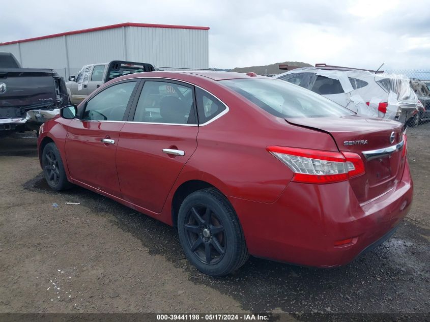 2015 Nissan Sentra Fe+ S/S/Sl/Sr/Sv VIN: 3N1AB7APXFL648740 Lot: 39441198