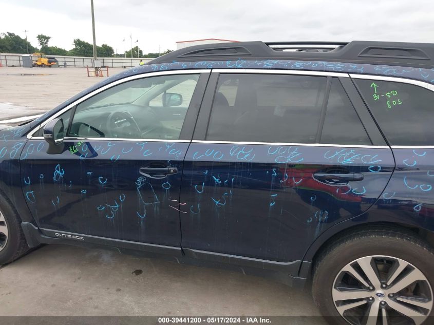 2018 Subaru Outback 2.5I Limited VIN: 4S4BSANC2J3357946 Lot: 39441200