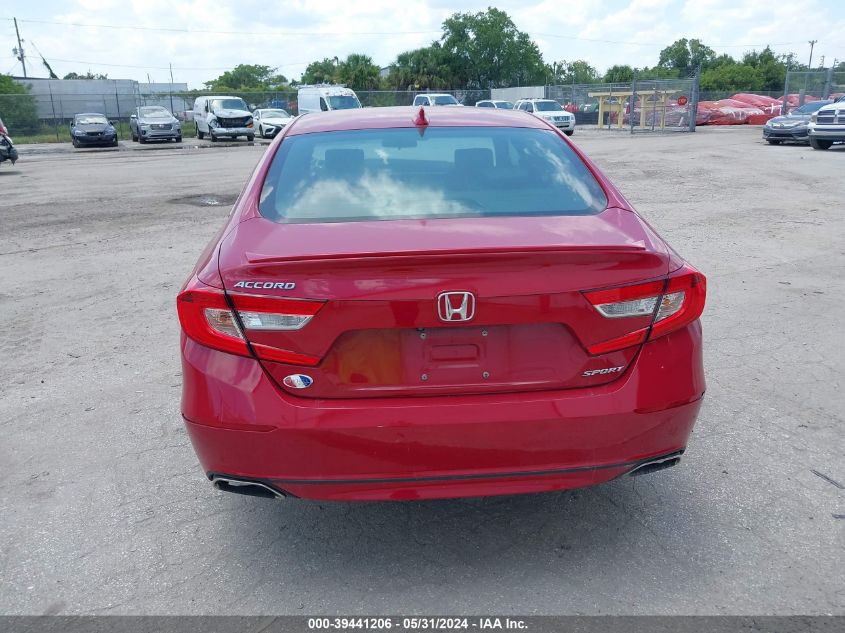 2019 Honda Accord Sport VIN: 1HGCV1F36KA034562 Lot: 39441206