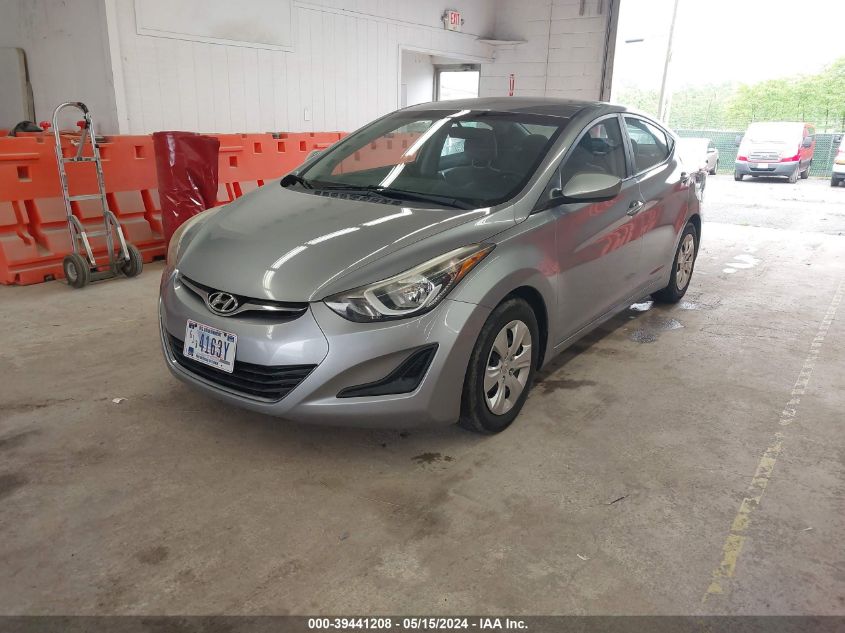 2016 Hyundai Elantra Se VIN: 5NPDH4AE2GH683344 Lot: 39441208