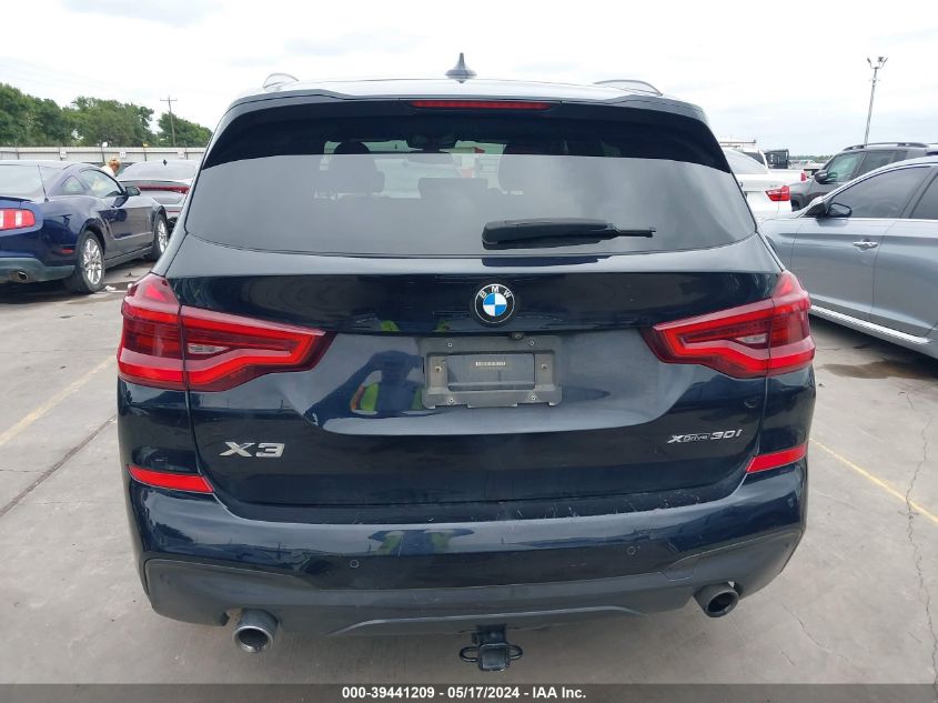 2019 BMW X3 VIN: 5UXTR9C5XXLD96309 Lot: 39441209