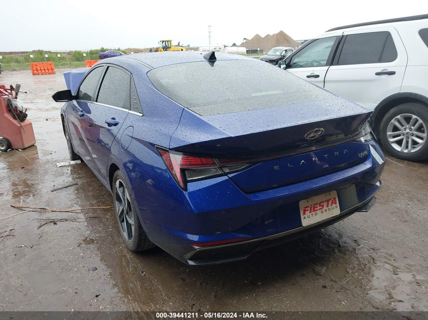 VIN KMHLN4AJ2MU010150 2021 HYUNDAI ELANTRA HYBRID LIMITED